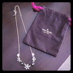 Black and gold Kate Spade necklace